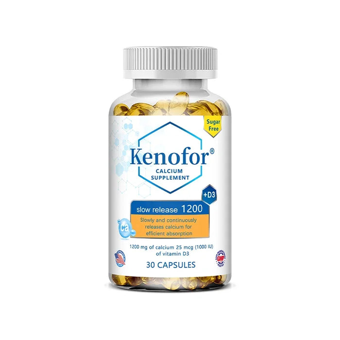 Calcium Magnesium Vitamin D3 Supplement - Supports Bones, Teeth, Muscles, Nerves, Protein Synthesis, 120 Capsules