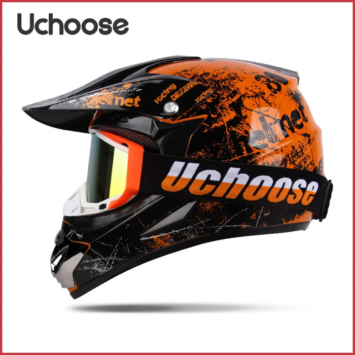 DOT Adult Female Men Helmets Motocross Kask Cross Downhill Soporte Casco Off Road Helmet Racing Classic Motorcycle Enduro