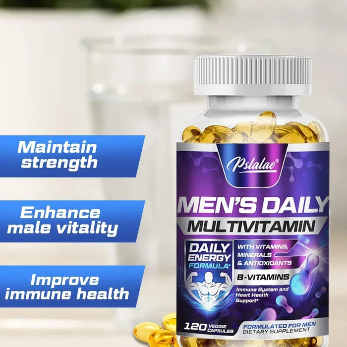 Men's Daily Multivitamin Supplement - for Immunity, Energy and Stamina, Digestion, Skin, and Overall Health