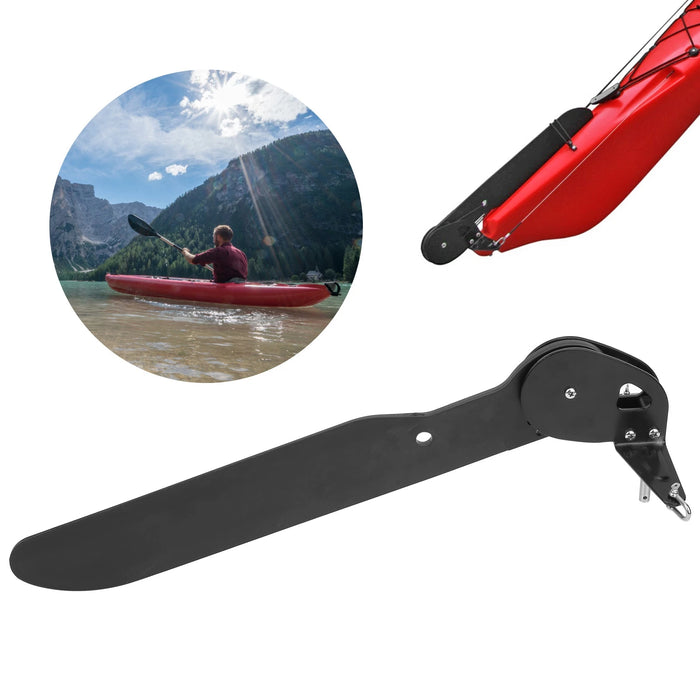 Kayaks Rudder Canoeing Rudder Plastic Canoeing Accessory Tail Vane Rudder Set for Sea Kayaks Fishing Boat Ship Sea Kayaks Rudder