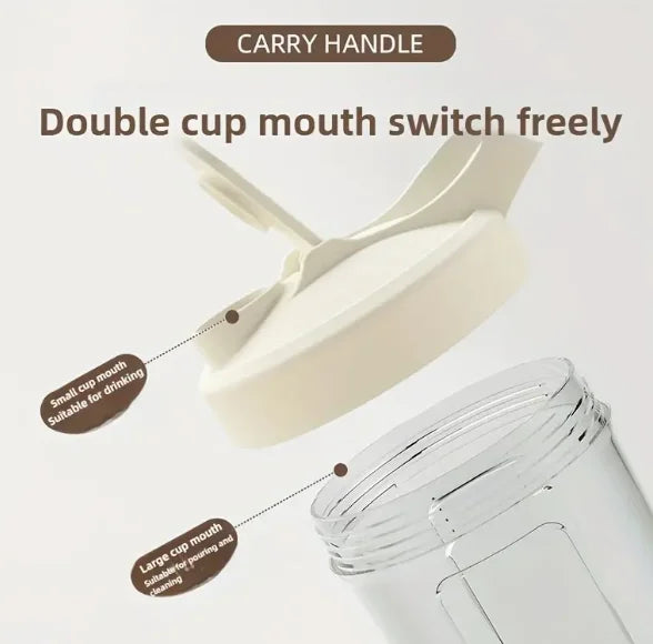 Rechargeable electric blender cup | protein powder shaker+coffee/milk/smoothies/protein milkshakes for family travel gym