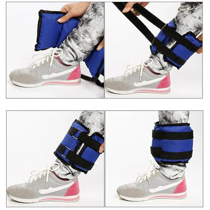 Adjustable Ankle Weights for Women Men:1 Pair 4.4LBS 6.6LBS 8.8LBS Upgraded Easily Adjustable Legs Weights for Workout,Dancing G