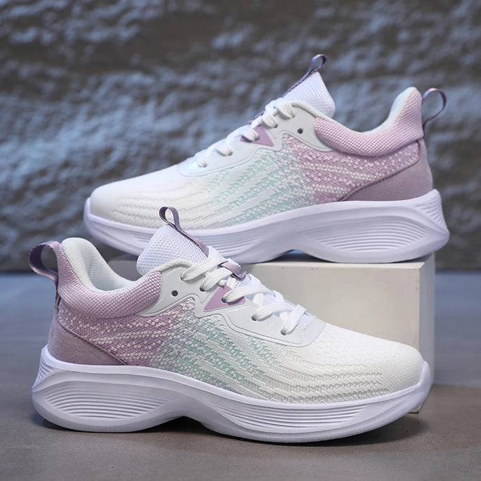 Womens Running Shoes Athletic Outdoor Gym Training Sneakers Walking Tennis Shoes Breathable Sport Fashion Sneakers for Ladies