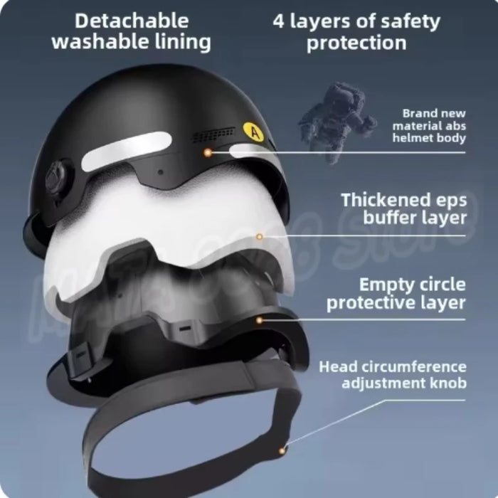 HOT Motorcycle Helmet for Men Women Classic Retro Scooter Half Helmets Ultralight Cycling Helmet MTB Bike Bicycle Moto Helmets