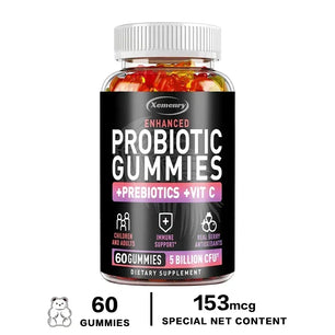 Probiotic Gummies - Supplement Vitamins, Help Digestion, Good for Gut Health, Relieves Bloating, Improves Mood and Relaxation