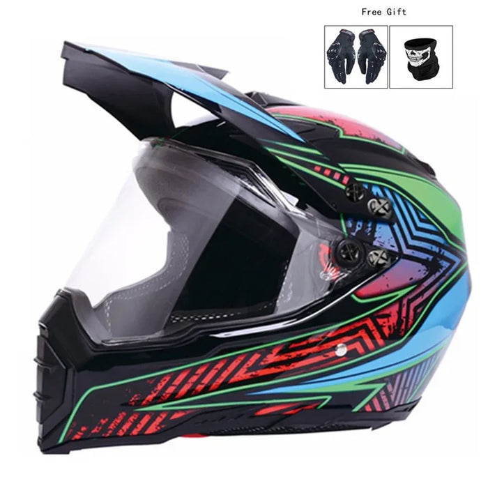 Motocross Helmet Off Road Professional Atv Cross Mtb Dh Racing Motorcycle Dirt Bike Capacete De Moto Casco White CE DOT