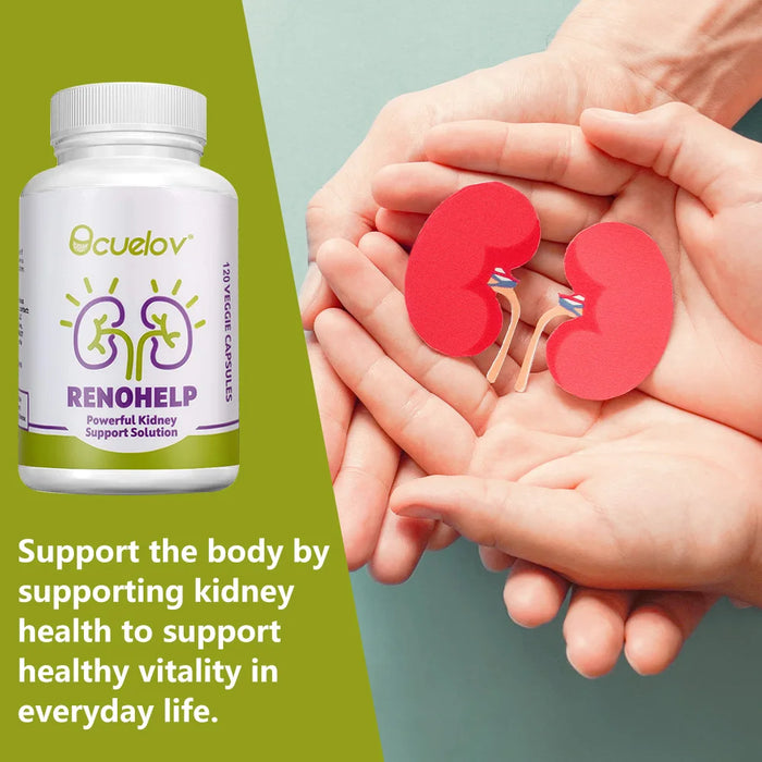 Natural Kidney Support Supplement - Supports Kidney Health and Cleanse Repairs Damage & Normal Function,120 Capsules