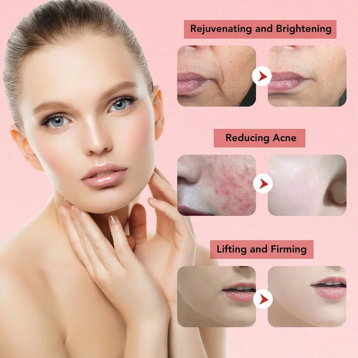 7-in-1 EMS Facial Massager Face Lifting Skin Whitening Deep Cleaning Essence Infusion Beauty Machine Skin Care Beauty Device