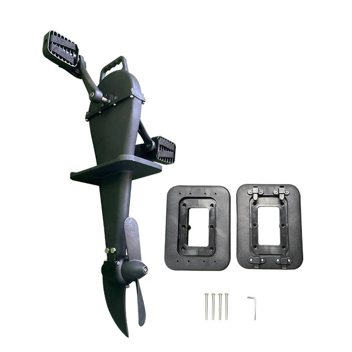 Folded Foldable Canoe Kayak Foot Boat Propel Pedal Drive System Fishing Kayak