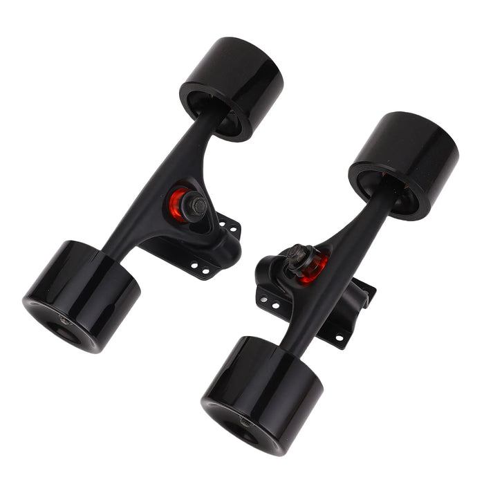 7 Inch Skateboard Trucks with Wheels 65x51mm Longboard Trucks Wheels Combo Set Aluminum Alloy Skateboard Trucks with Wheels