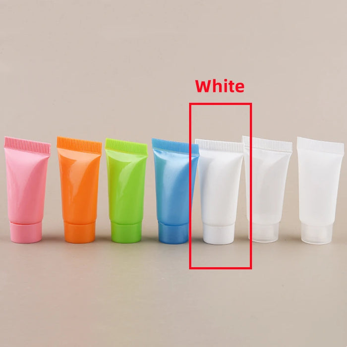 5ml Color Facial Cleanser Hand Cream Lotion Cosmetics Subpackage Hose Small Sample Bottle Portable
