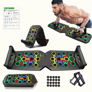 Multifunctional Home Fitness Equipment - Ergonomic Push-Up Training Boards for Chest and Shoulder Strength