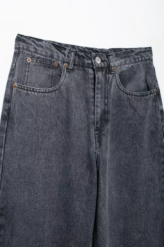 Women 2025 Autumn New Fashion Ripped Loose Jeans Vintage Pocket Casual Chic Female Denim Pants