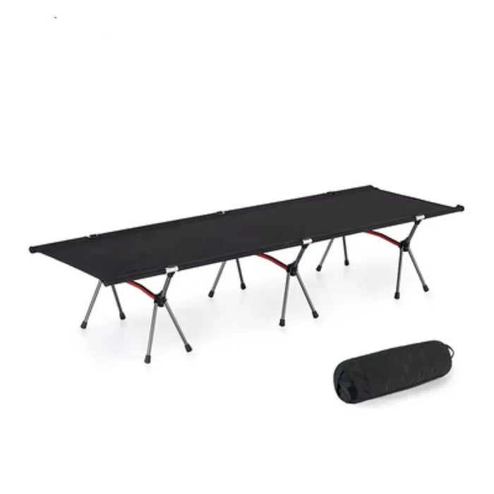 Camping Cot Outdoor Exquisite Camping Folding Bed Lightweight and Portable Car Picnic Seating Stable and Comfortable Single Bed