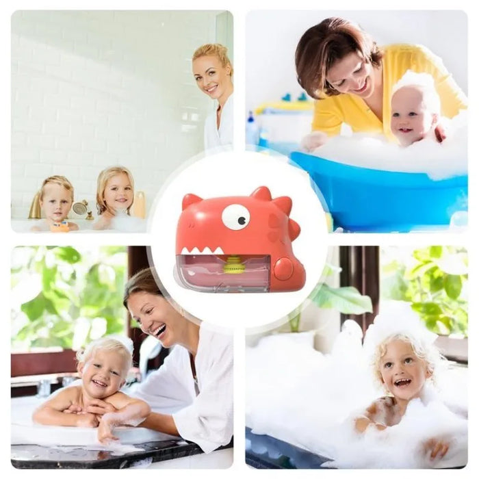 Automatic Bubble Bath Machine - Cartoon Bathtub Bubble Toys for Kids, Suitable for Ages 3-5, Fun Bath Time Gift