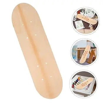 Skateboard Whiteboard 43cm 60cm 72cm 80cm Hand drawn Drawing Original Wooden Board DIY Blank Skateboard Children's Skate Board