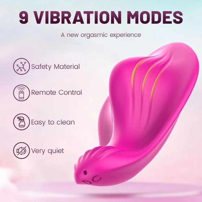 APP Wearable Vibrator Sex Toy for Women 9 Modes Powerful Two Point Stimulation Personal Massager Rechargeable Couple Sex Toys