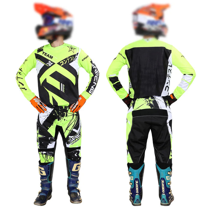 motocross gear set for kids Dirt Bike racing suit boy girl Downhill Jersey Pant Kits Youth children Motorcycle Off-road MX ATV