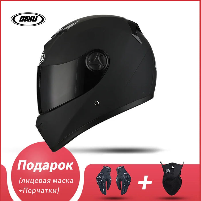 Motorbike Helmet  For Adults Motocross Helmets Casco Motorbike Helmet Full Face  Modular Dual Lens Double Visors