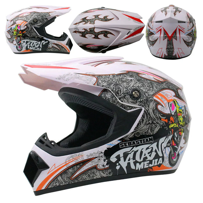 Motorcycle Helmets Racing Off-road Helmet Men Moto Bike Downhill AM DH Cross Para Moto Safety Children Man Motocross Helmet DOT