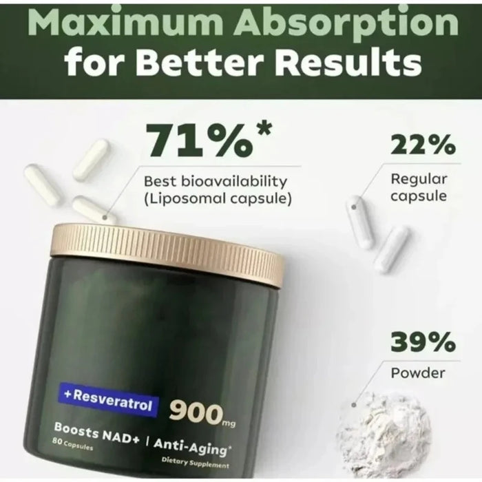 NAD+ Quercetin Capsules Antioxidant Support Daily Wellness Natural Polyphenol Supplement