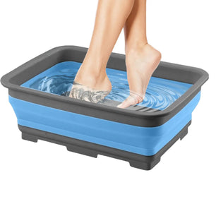 Collapsibles Foot Bath Basin for Soaking Feet,Foot Soak Tub,Plastic Foot Bucket Foldable Laundry Basket Pool Accessories