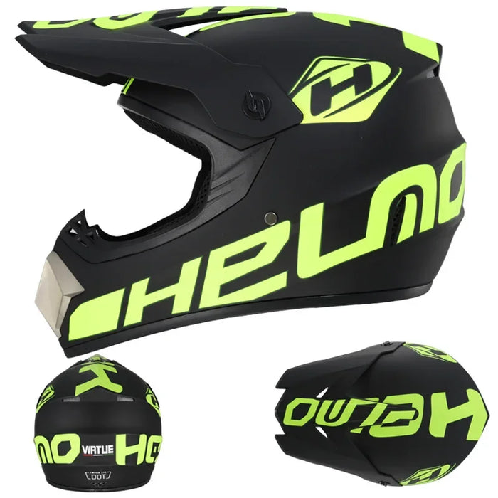 Motorcycle Helmets Racing Off-road Helmet Men Moto Bike Downhill AM DH Cross Para Moto Safety Children Man Motocross Helmet DOT
