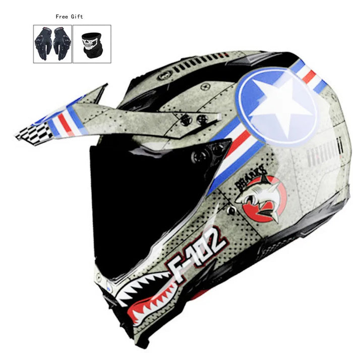 Motocross Helmet Off Road Professional Atv Cross Mtb Dh Racing Motorcycle Dirt Bike Capacete De Moto Casco White CE DOT