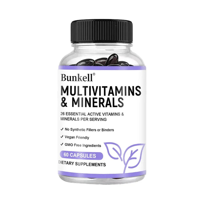 Multivitamin Capsules with Minerals,Repairs Skin,Promotes Liver Health,Improves Anemia and Vitamin Deficiencies,Boosts Energy