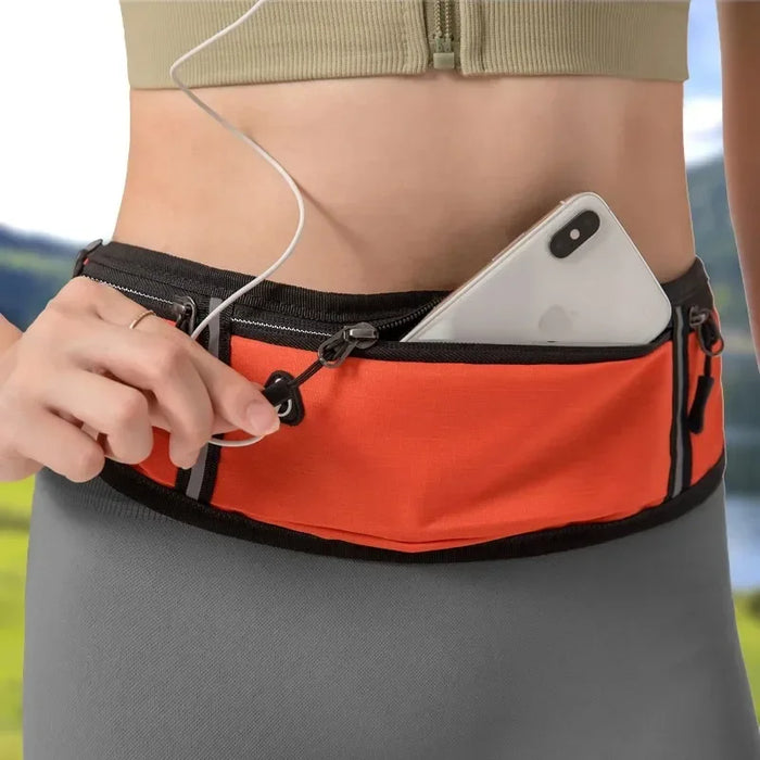 Fitness outdoor sports waist bag, running mobile waist bag, men's and women's outdoor equipment, invisible waterproof mini waist