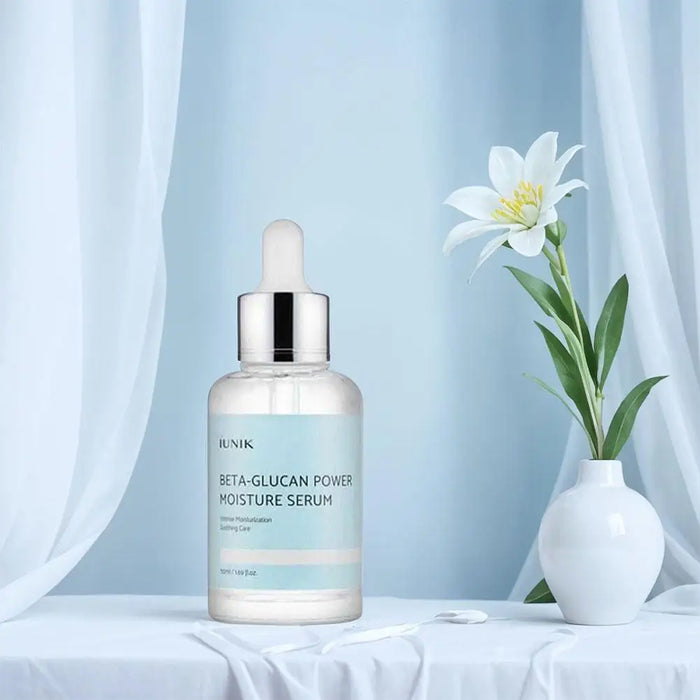 IUNIK Beta-Glucan Vegan Serum Deep Moisturizing Hydrating Firming Improves Dullness Reduces Fine Lines Gentle Skin Care