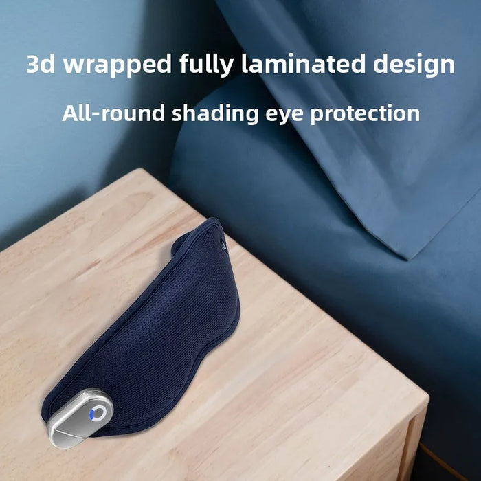 Intelligent vibration eye massage sleep eye mask relieves eye fatigue, cold and hot compress electric eye protection device