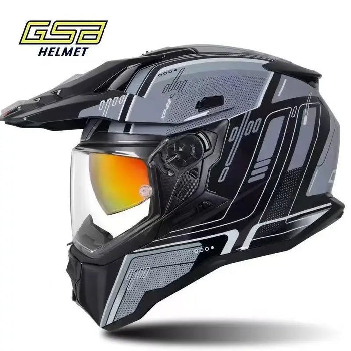 Original GSB XP-22 Professional motocross Racing Helmets Motorcycle Full Face Modular Helmets ECE Approved casco moto