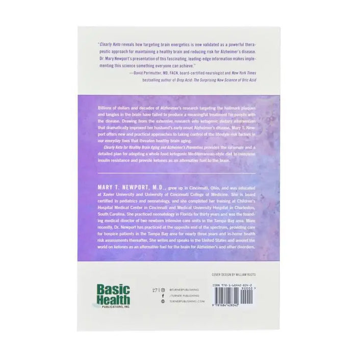 Clearly Keto For Healthy Brain Aging And Alzheimers Prevention Mary T Newport Turner Publishing Company 9781684428342 Book