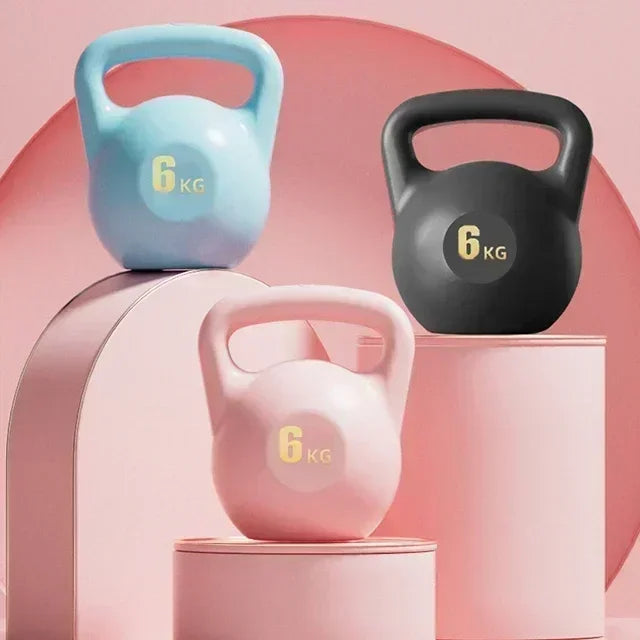Adjustable Dumbbell Home Fitness Gym Exercise Equipment 2/4/6/8kg Water Kettlebell Squat Trainer Tool for Training Buttock