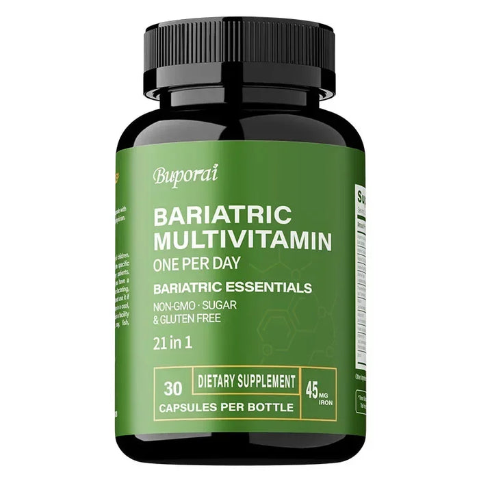 Bariatric Multivitamin Supplement - Maintaining Energy Levels, Promote Bone and Overall Health - Contains 21 Vitamins & Minerals