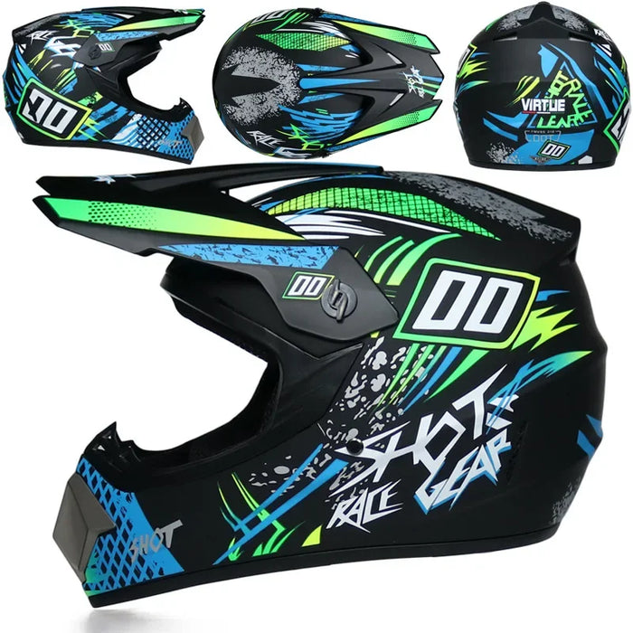 Motorcycle Helmets Racing Off-road Helmet Men Moto Bike Downhill AM DH Cross Para Moto Safety Children Man Motocross Helmet DOT