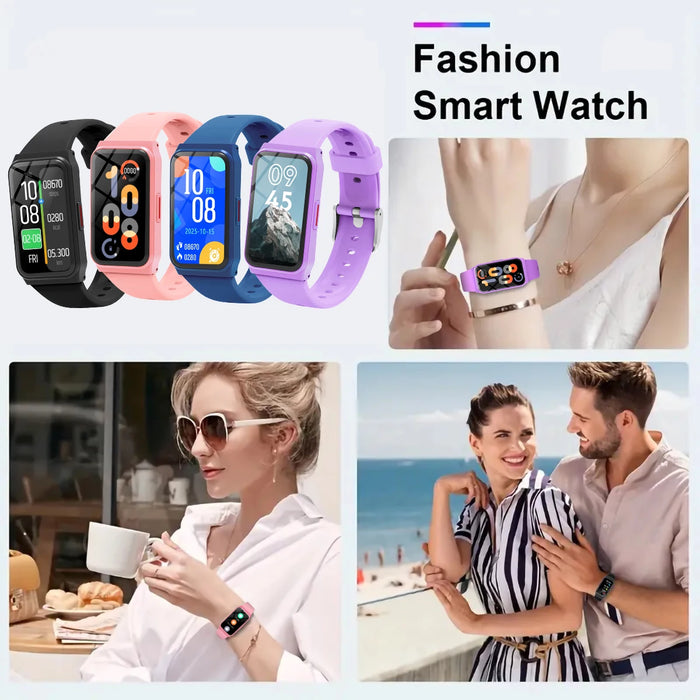 New Smart Watch Lightweight Health&Sleep Monitoring Multiple Sport Modes Music Control For Men Women Smartwatch Holiday Gifts