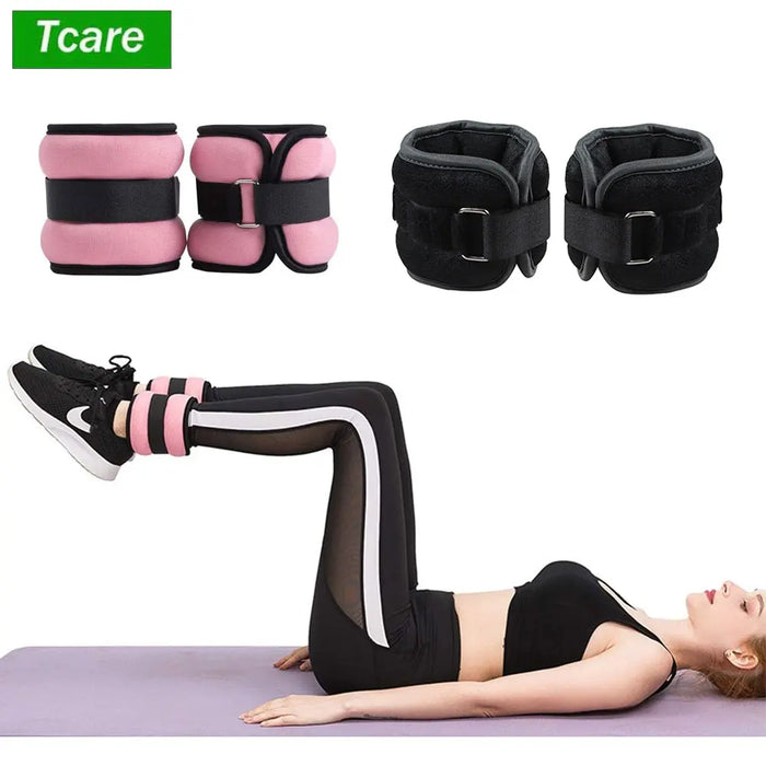 1 Pair Ankle Wrist Weights (0.25kg/0.5kg Each Pack) for Women Men, New Arm Leg Weights Set with Adjustable Straps for Exercise