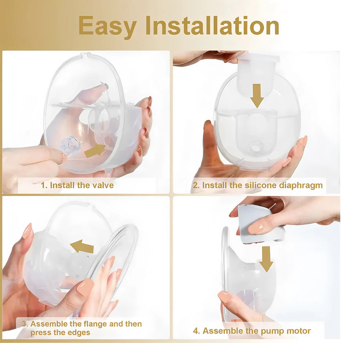 Wearable Breast Pump Electric Wearable Breast Pump Portable Wireless Breast Pump Low Noise Breastfeeding
