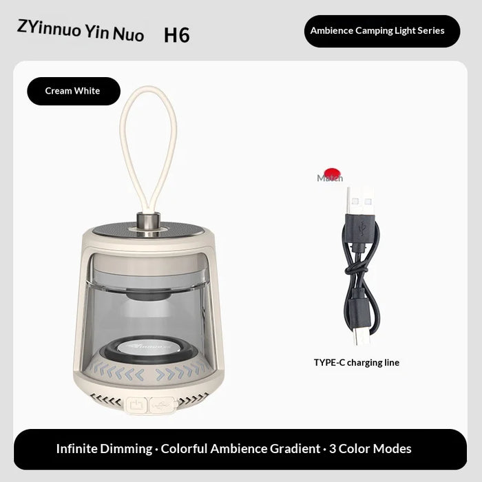 Outdoor Camping Tent Light Warm Atmosphere Long Battery Life Portable Hanging Lamp For Hiking Sports And Entertainment