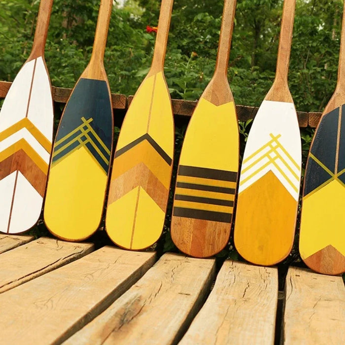 120cm  decoration wooden rowing boat oars canoe paddle