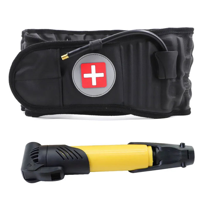 Decompression Lumbar Support Belt Waist Air Traction Brace Spinal Back Relief Belt Backach Pain Release Massager Unisex