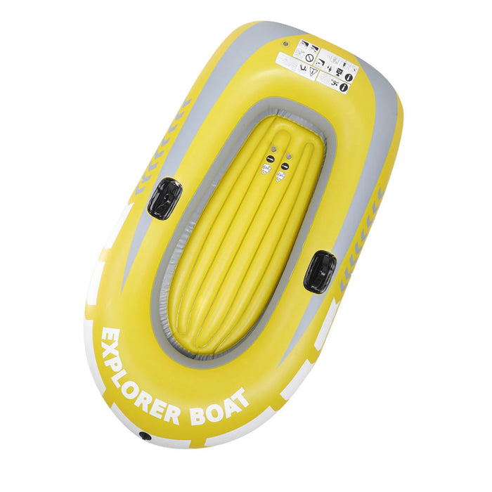 Inflatable Canoe Inflatable Kayak Inflatable Boat PVC Inflatable Kayak Canoe 2 Person Rowing Air Boat Fishing Drifting Diving