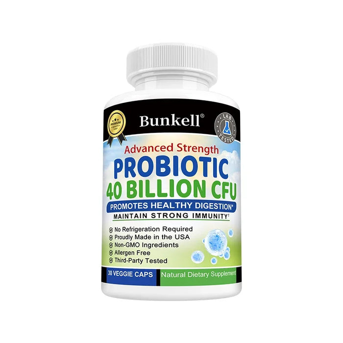 Daily Probiotic Nutritional Supplement - 40 Billion CFU for Gut Health - Probiotics for Men and Women - Digestive Health