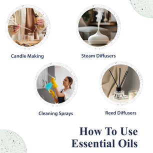 PHATOIL Aromatherapy Essential Oil For Skin Care,Diffuser,Massage & Candle Making-100ml Lavender Cinnamon Eucalyptus Aroma Oils