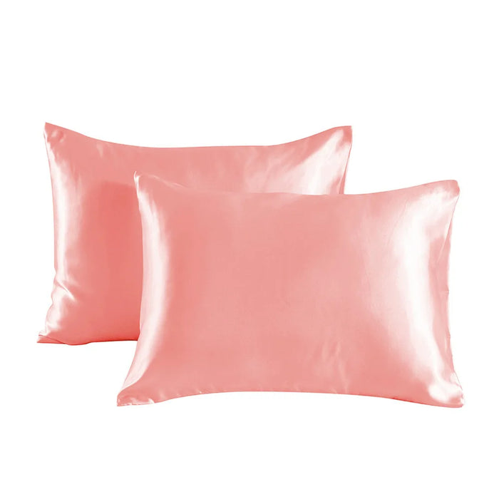 Bedsured King Size Satin Pillowcase Set of 2 - Silky Pillow Cases for Hair and Skin with Envelope Closure Gifts for Women Men