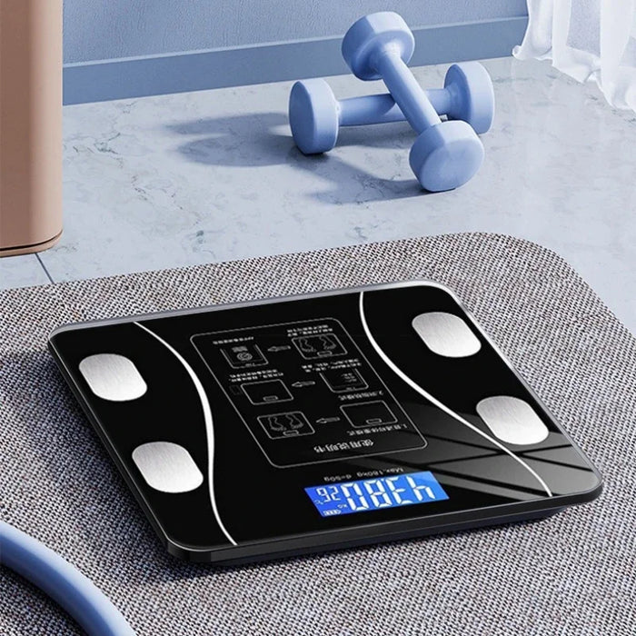 Body Fat Scale Smart Wireless Digital Bathroom Weight Scale Body Composition Analyzer With Smartphone App Bluetooth-compatible