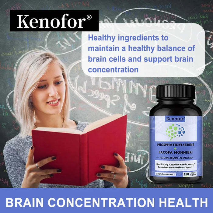 Phosphatidylserine,brain Health Supplement,supports Healthy Thinking and Cognitive Function,Enhances Memory,Enhances Creativity