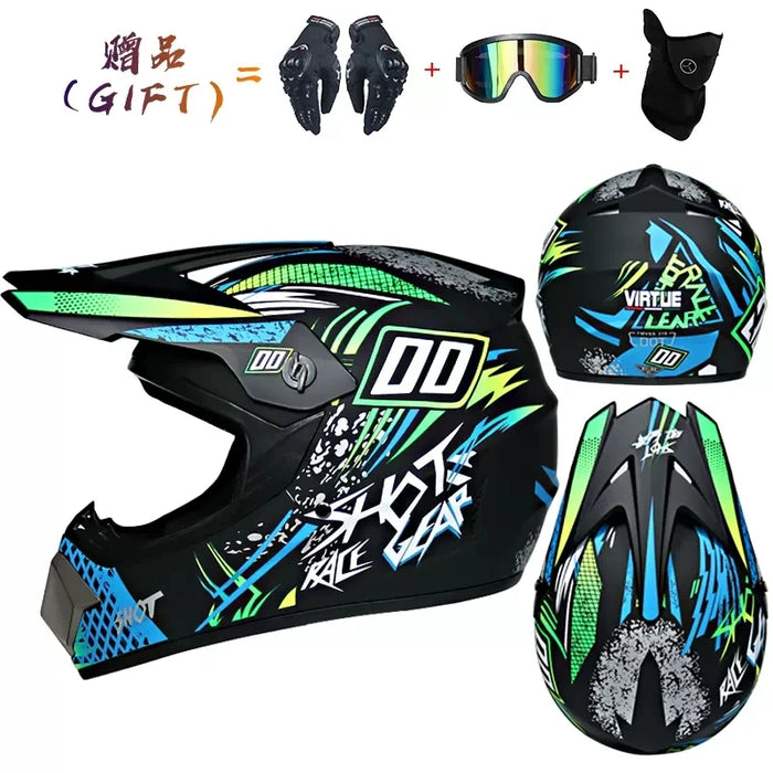 Safety Motocross Helmet man Casco Motocross Bicycle Downhill Capacete ATV Cross Helmet Child Motorcycle Helmet Dot Abs Unisex
